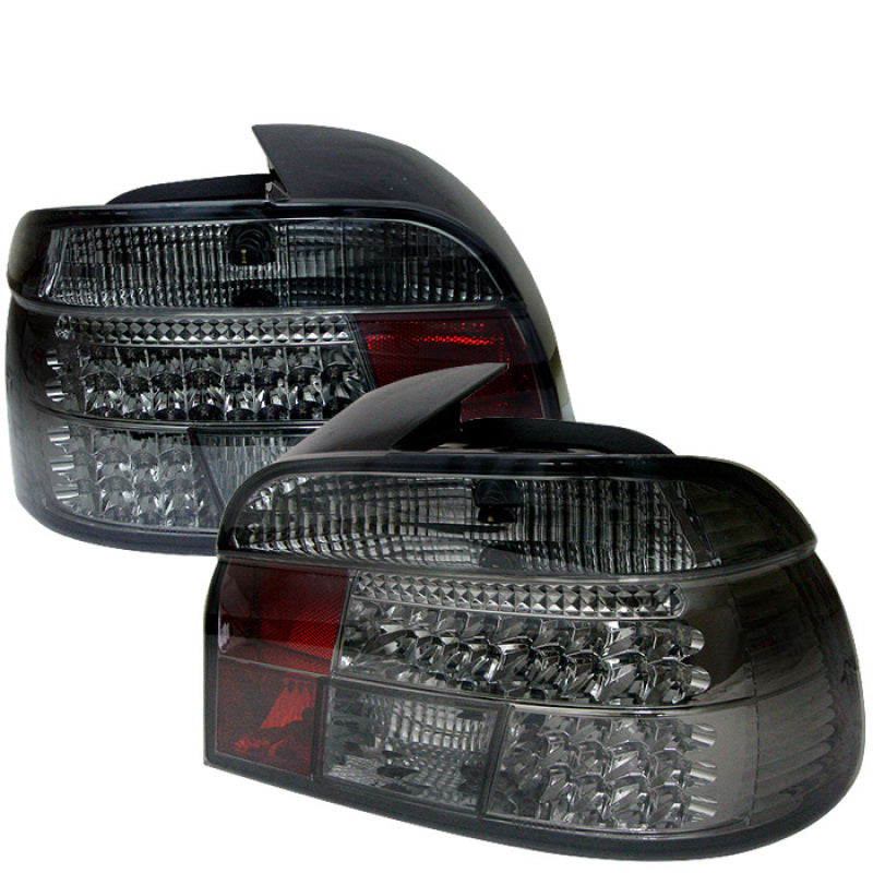Spyder BMW E39 5-Series 97-00 LED Tail Lights Smoke ALT-YD-BE3997-LED-SM - Mammoth Racing -