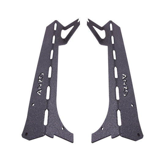 ANZO 1996-2006 Jeep Wrangler LED Bar Windshield Mounting Brackets - Mammoth Racing -