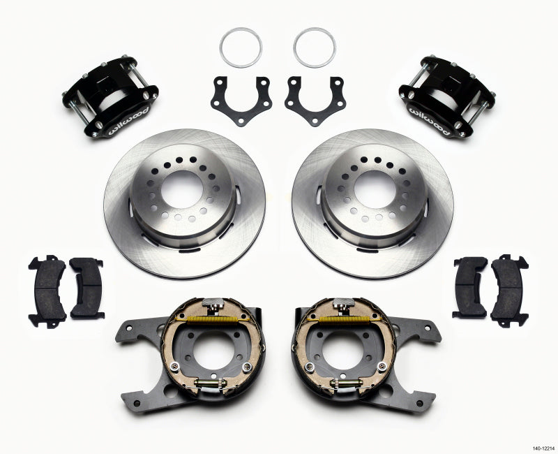 Wilwood D154 P/S Park Brake Kit Mopar/Dana 2.36in Off w/Snap Ring Brng - Mammoth Racing -