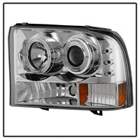 Spyder Ford F250 Super Duty 99-04 Projector Version 2 LED Halo LED Chrm PRO-YD-FF25099-1P-G2-C - Mammoth Racing -