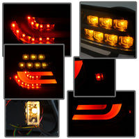 Spyder 04-06 BMW E46 2Dr (Coupe ONLY No Conv.) Lgtbar Styl LED Tail Lghts Blk ALT-YD-BE4604-LBLED-BK - Mammoth Racing -