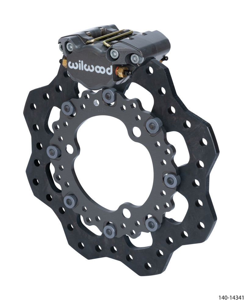 Wilwood Dynapro Single Front Kit 11.75in Dirt Modified 11.75in Scalloped Steel Rotor - My Store