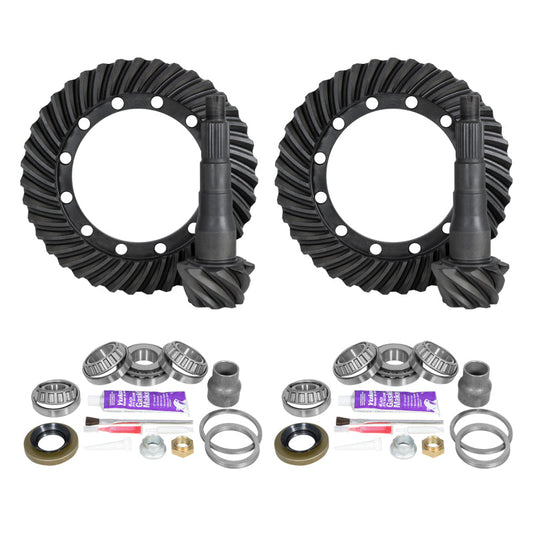 Yukon Ring & Pinion Gear Kit Front & Rear for Toyota 9.5/9.5 Differential 5.29 Ratio - My Store