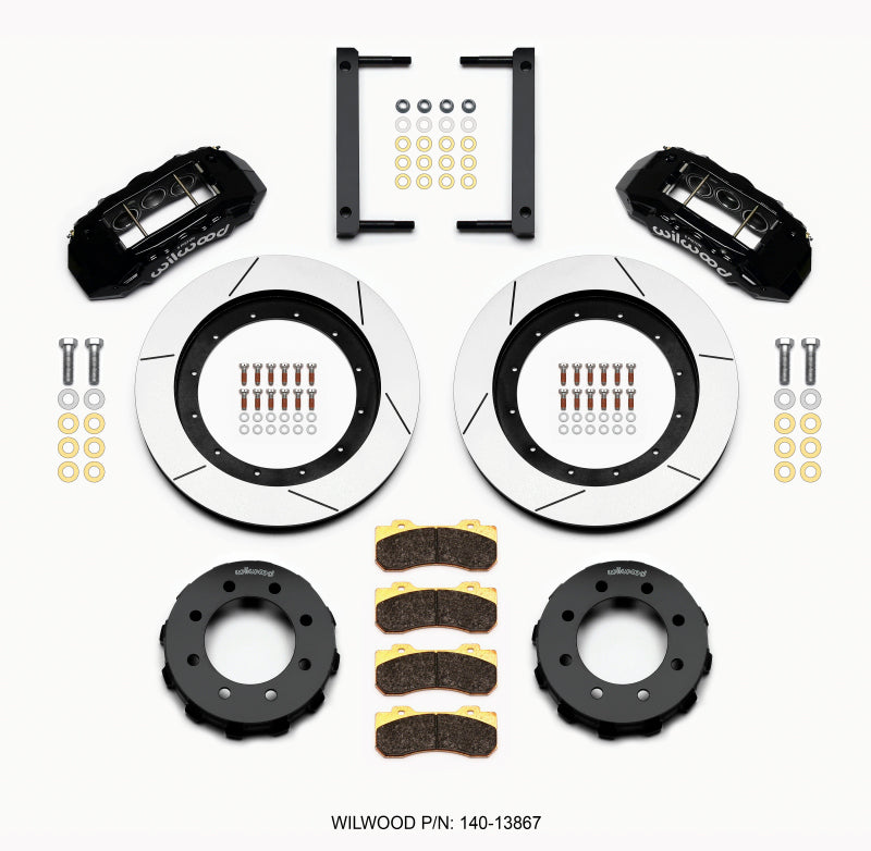 Wilwood Tx6r Front Kit 16.00in Black 2005-2012 Ford F250/f350 4WD - My Store