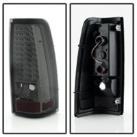 Xtune Chevy Silverado 1500/2500/3500 99-02 99-03 LED Tail Lights Smoke ALT-ON-CS99-LED-SM - Mammoth Racing -