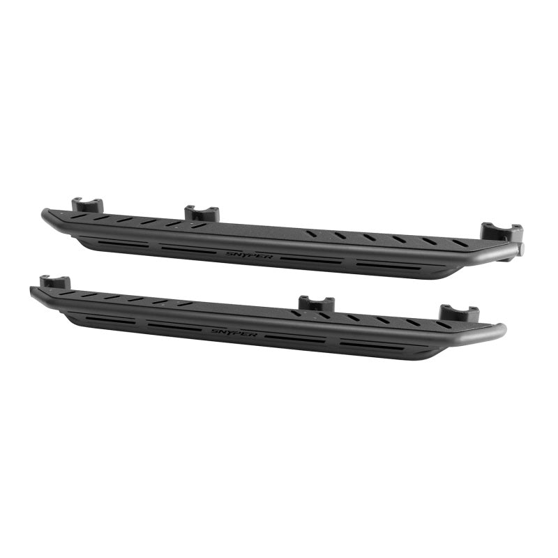 Westin/Snyper 07-17 Jeep Wrangler Unlimited Triple Tube Rock Rail Steps - Textured Black - Mammoth Racing -