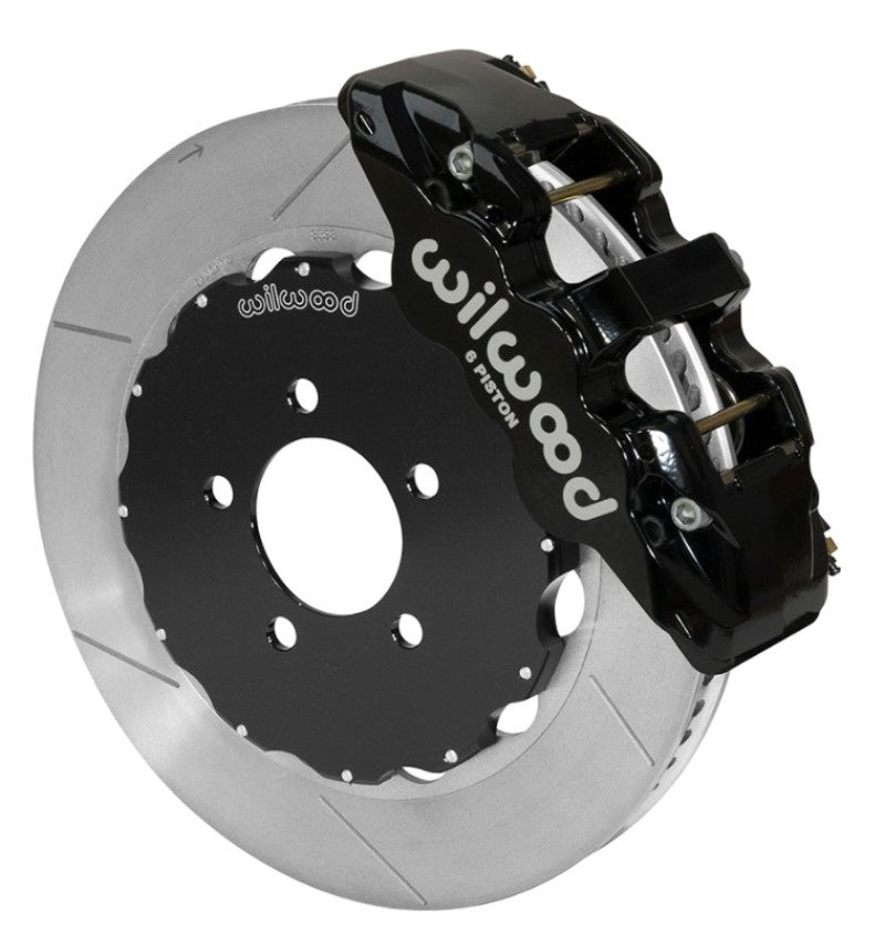Wilwood Aero6 Front Big Brake Kit 14.00in Black 03-11 Crown Victoria - My Store