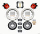 Wilwood Combination Parking Brake Rear Kit 12.88in Red Mustang 94-04 - Mammoth Racing -