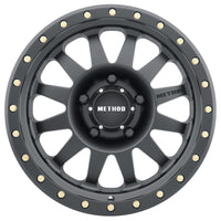 Method Mr304 Double Standard 15x10 -50mm Offset 5x4.5 83mm CB Matte Black Wheel - Mammoth Racing -