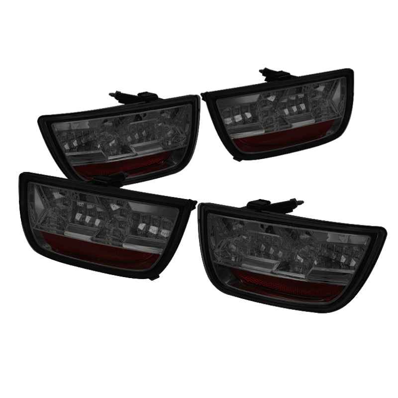 Spyder Chevy Camaro 10-13 LED Tail Lights Smoke ALT-YD-CCAM2010-LED-SM - Mammoth Racing -
