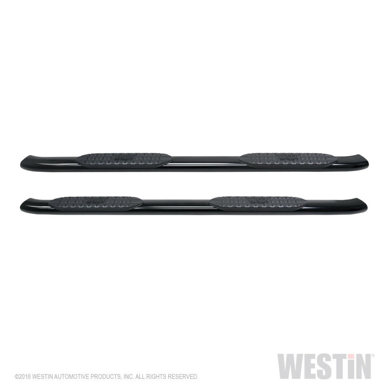 Westin 2019 Chevrolet Silverado/Sierra 1500 Crew Cab Non LD PRO TRAXX 5 Oval Nerf Step Bars - Black - Mammoth Racing -