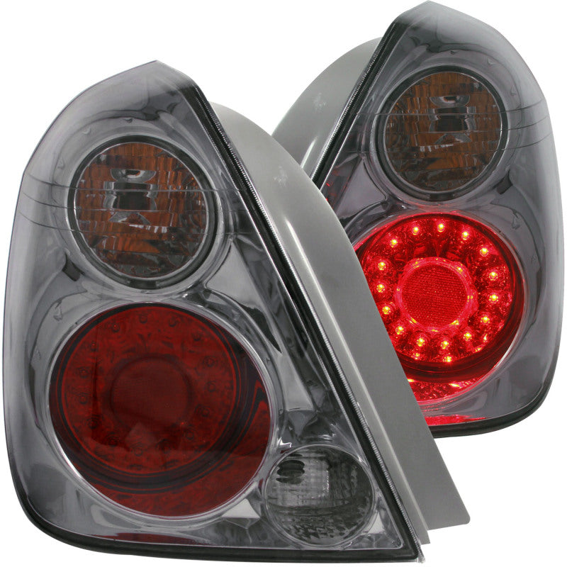 ANZO 2002-2006 Nissan Altima LED Taillights Smoke - Mammoth Racing -