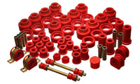 Energy Suspension 92-97 Chevy Suburban 4WD Red Hyper-flex Master Bushing Set - Mammoth Racing -