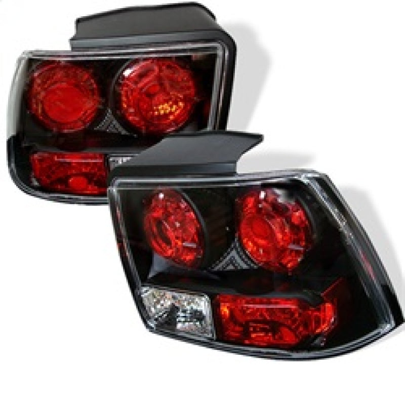 Spyder Ford Mustang 99-04 (will not fit the Cobra model)Euro Style Tail Lights Black ALT-YD-FM99-BK - Mammoth Racing -