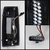 Spyder Chevy C/K Series 1500 88-98/Blazer 92-94 LED Tail Lights Blk ALT-YD-CCK88-LED-BK - Mammoth Racing -