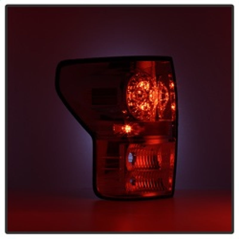 Spyder Toyota Tundra 07-13 LED Tail lights Red Clear ALT-YD-TTU07-LED-RC - Mammoth Racing -