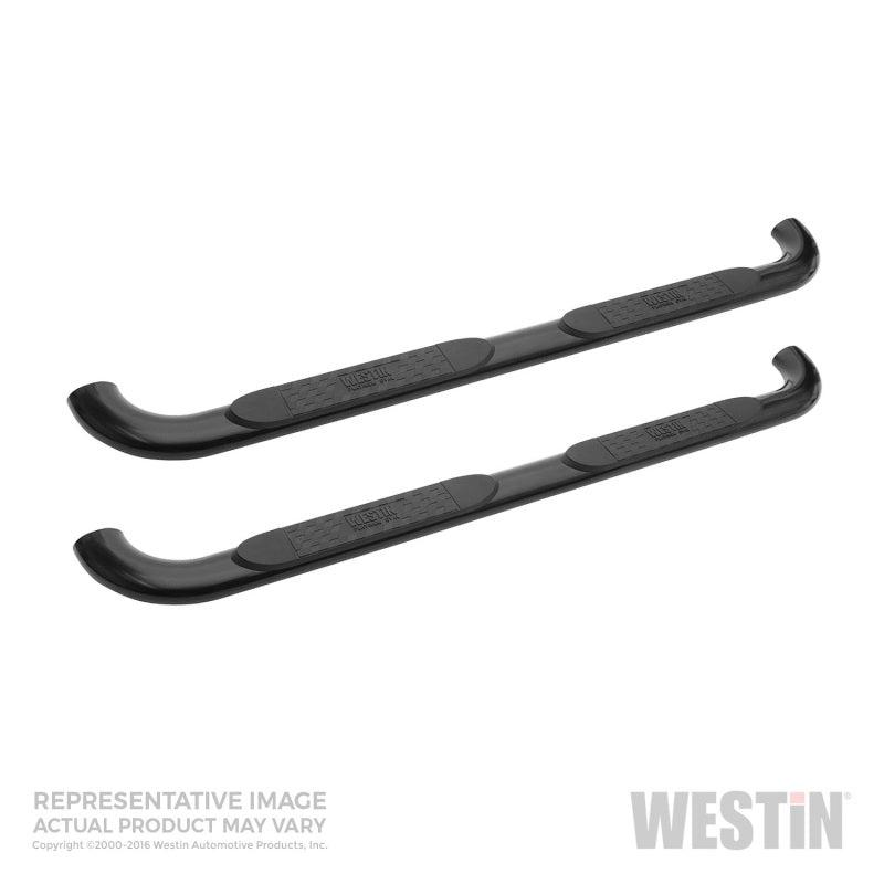Westin 2016-2018 Nissan Titan XD Crew Cab Platinum 4 Oval Nerf Step Bars - Black - Mammoth Racing -