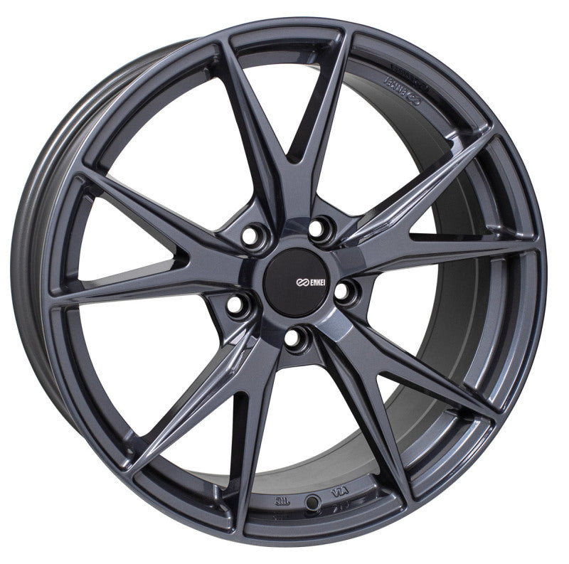 Enkei Phoenix 17x7.5 38mm Offset 5x114.3 72.6mm Bore Blue Gunmetal Wheel - Mammoth Racing -
