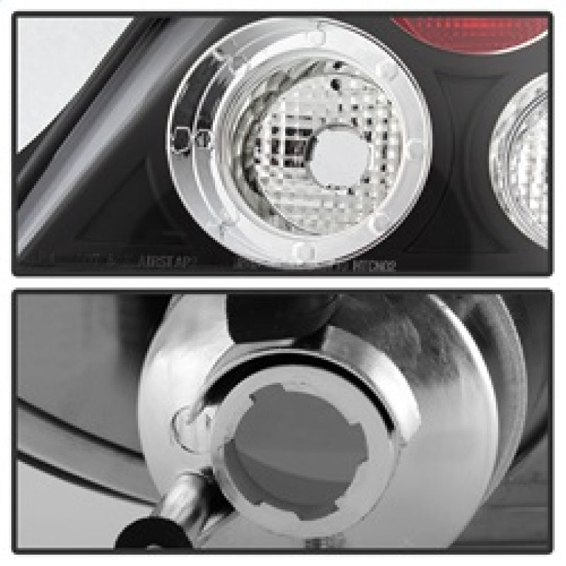 Spyder Hyundai Tiburon 03-05 Euro Style Tail Lights Black ALT-YD-HYT03-BK - Mammoth Racing -
