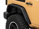 Officially Licensed Jeep 07-18 Jeep Wrangler JK Tubular Fender Flares w/ Jeep Logo- Rear - Mammoth Racing -