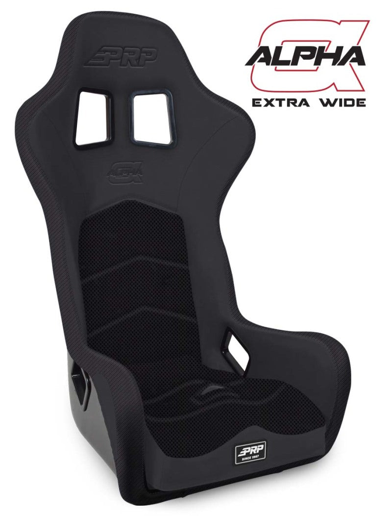PRP Alpha Composite Seat/Extra Wide- Black - Mammoth Racing -