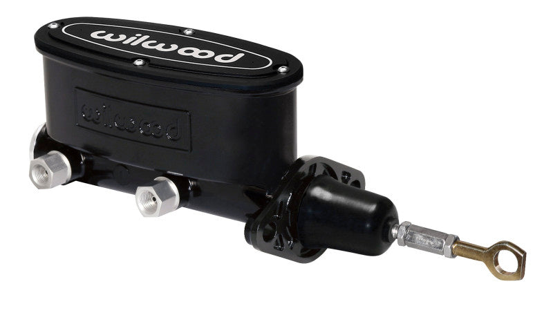 Wilwood High Volume Tandem M/C - 7/8in Bore Black-W/Pushrod - Early Mustang - My Store