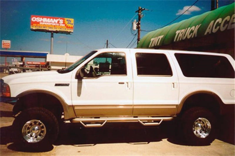 N-Fab Nerf Step 00-09 Ford Excursion SUV 4 Door - Gloss Black - W2W - 3in - Mammoth Racing -