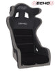 PRP Echo Composite Seat- Black/Grey (prp Silver Outline/Delta Silver- Silver Stitching) - Mammoth Racing -