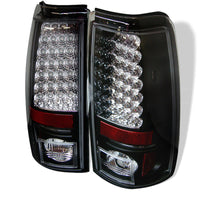 Spyder Chevy Silverado 1500 99-02 (Not Fit Stepside) LED Tail Lights Blk ALT-YD-CS99-LED-BK - Mammoth Racing -