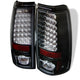 Spyder Chevy Silverado 1500 99-02 (Not Fit Stepside) LED Tail Lights Blk ALT-YD-CS99-LED-BK - Mammoth Racing -