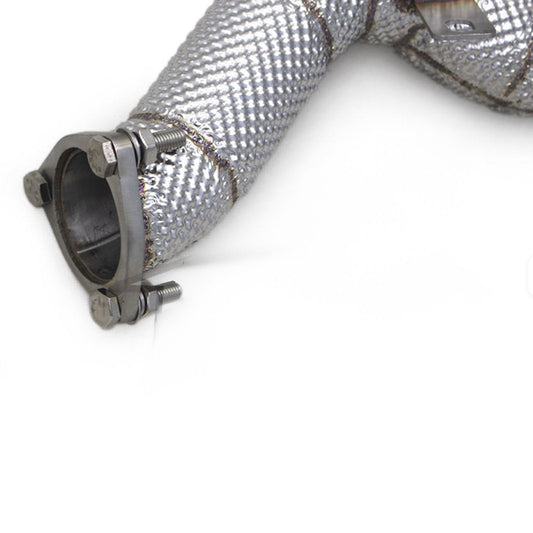 Catted High Flow 304 Stainless Exhaust Downpipe for Audi RS6 C7 4.0TT
