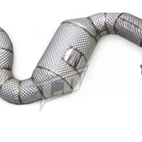 Catted High Flow 304 Stainless Exhaust Downpipe for Audi RS6 C7 4.0TT