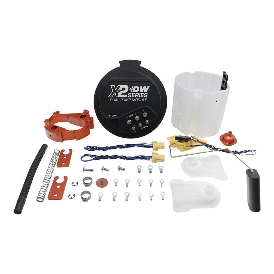 DeatschWerks 2006+ Hemi / 08-21 Challenger / 06-19 Charger X2 Series Fuel Pump Module w/o Pumps - Mammoth Racing -