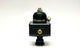 Fuelab 575 High Pressure Adjustable Mini FPR Blocking 25-65 PSI (1) -6AN In (2) -6AN Out - Black - Mammoth Racing -