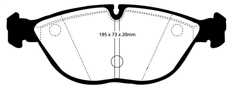 EBC 04-06 Audi TT Quattro 3.2 Redstuff Front Brake Pads - My Store