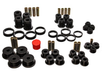Energy Suspension 84-01 Jeep Cherokee/Wagoneer/Comanche Black Hyper-Flex Master Bushing Set - Mammoth Racing -