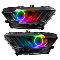 Oracle Ford Mustang 15-17 Halo Kit - ColorSHIFT w/o Controller - Mammoth Racing -