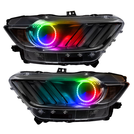 Oracle Ford Mustang 15-17 Halo Kit - ColorSHIFT w/ 2.0 Controller - Mammoth Racing -