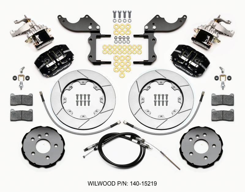 Wilwood Dynapro Radial4 / MC4 Rear Kit 12.19 2014-2015 Mini Cooper w/Lines & Cables - My Store