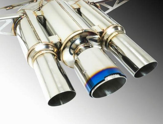 Remark Catback Exhaust 2017+ Honda Civic Type-R Spec III-Triple Tip Burnt Stainless Tip Cover (Res) - My Store