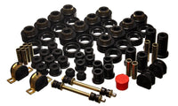 Energy Suspension 92-97 Chevy Suburban 4WD Black Hyper-flex Master Bushing Set - Mammoth Racing -