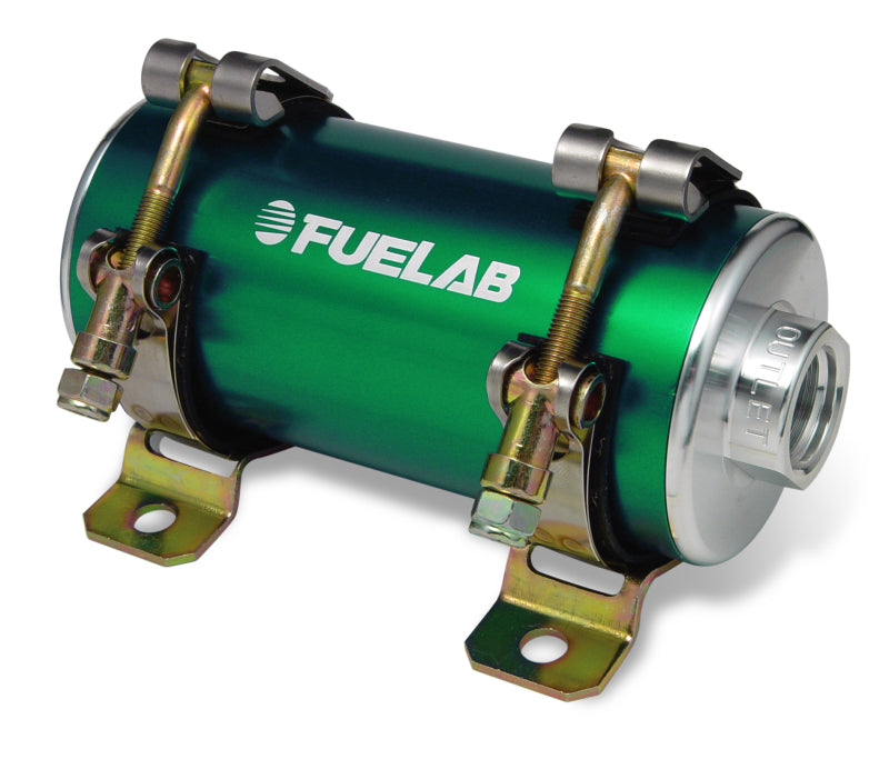 Fuelab Prodigy High Pressure EFI In-Line Fuel Pump - 1000 HP - Green - Mammoth Racing -