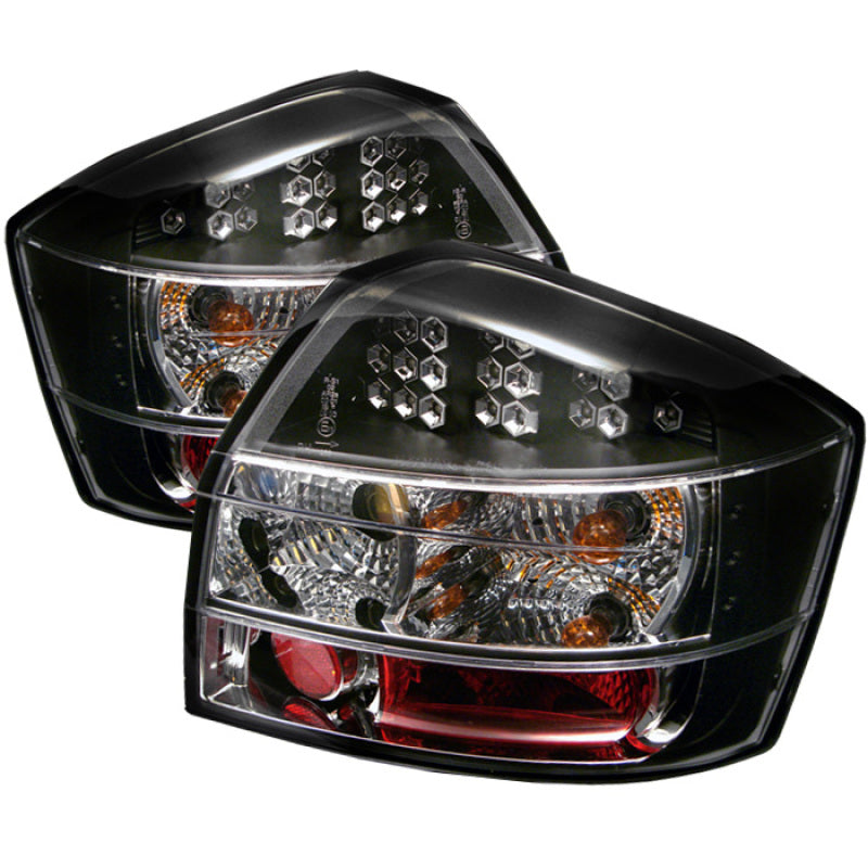 Spyder Audi A4 02-05 LED Tail Lights Black ALT-YD-AA402-LED-BK - Mammoth Racing -