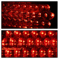 Xtune Mercedes Benz W210 E-Class 96-02 LED Tail Lights Red Smoke ALT-CL-MBW210-LED-RSM - Mammoth Racing -