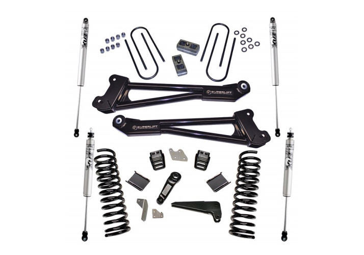 Superlift 13-18 Ram 3500 4WD Diesel 4in Lift Kit w/ Fox 2.0 Shocks - Mammoth Racing -