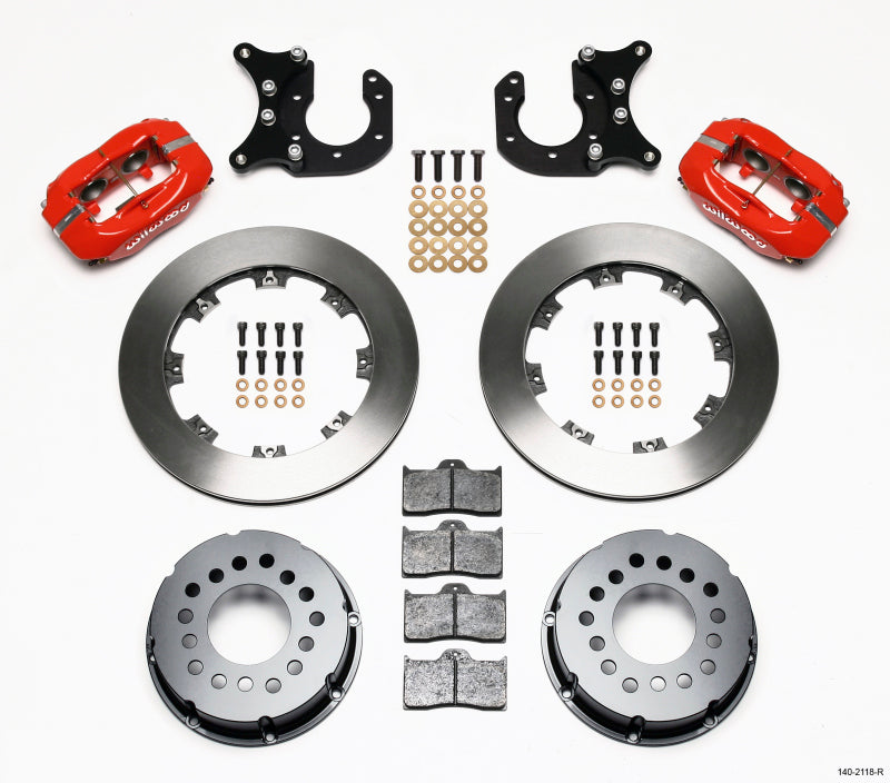 Wilwood Forged Dynalite P/S Rear Kit Red New Big Ford 2.50in Offset - My Store