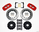 Wilwood Aero4 Rear Kit 14.25in Drilled Red 2010-2015 Camaro - Mammoth Racing -