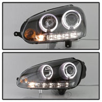 Spyder Volkswagen GTI 06-09/Jetta 06-09 Halogen Model Only - LED Halo DRL Black PRO-YD-VG06-HL-BK - Mammoth Racing -