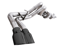 AWE 16-22 Toyota Tacoma 0FG Catback Exhaust w/ BashGuard - Dual Diamond Black Tips - My Store