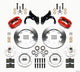 Wilwood Forged Dynalite Front Kit 12.19in Red 69-70 Impala Drum/Disc 69-82 Vette - Mammoth Racing -